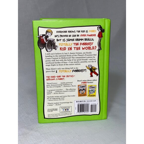 Totally Funniest: A Middle School Story James Patterson  Book Hardcover Youth - Picture 3 of 4